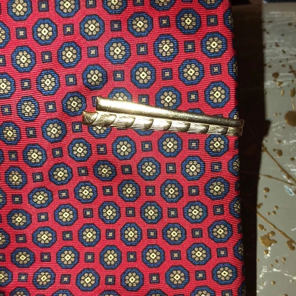 Vintage Tie Clip in Gold Tone